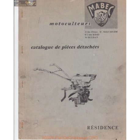 Mabec Residence Piece Rechange