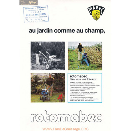 Mabec Rotomabec Fiche Information