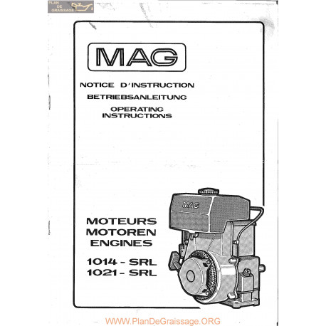 Mag 1014 1021 Srl Manuel Entretien