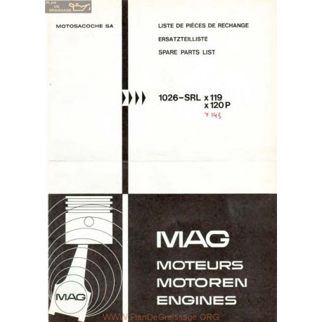 Mag 1026 Srl 119 Piece Rechange