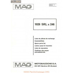 Mag 1026 Srlx 246 Piece Rechange