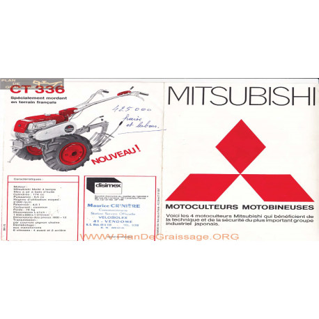 Mitsubishi Ct 312 331 332 336 Fiche Information