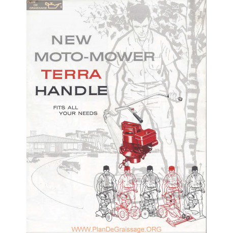 Moto Mower Terra Handle 1961 Fiche Information
