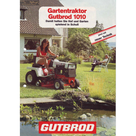 Motostandard Gutbrod 1010 Fiche Information