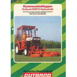 Motostandard Gutbrod 2850 Fiche Information