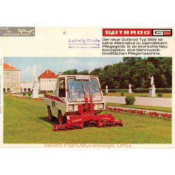 Motostandard Gutbrod 3000 Fiche Information