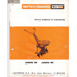 Motostandard Jubile 30 40 Manuel Entretien