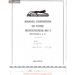 Motostandard Mc5 Manuel Entretien