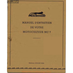 Motostandard Mc7 Manuel Utilisateur