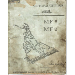 Motostandard Motofaucheuse Mf6 Mf8 Manuel Entretien