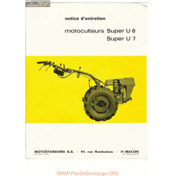 Motostandard Super U6 Et U7 Bis Manuel Entretien