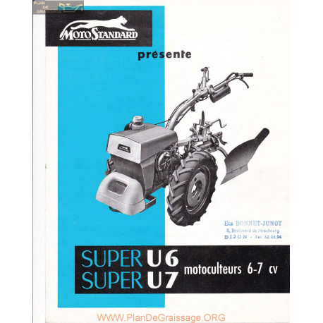 Motostandard Super U6 Et U7 Fiche Information