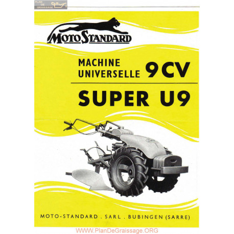 Motostandard Super U9 Fiche Information