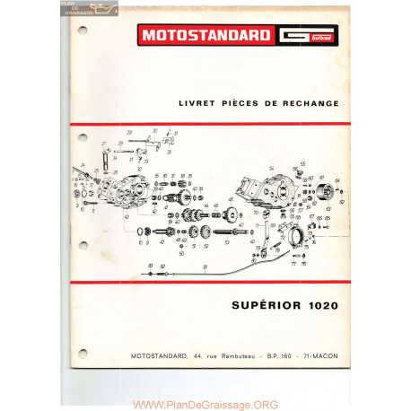Motostandard Superior 1020 Piece Rechange