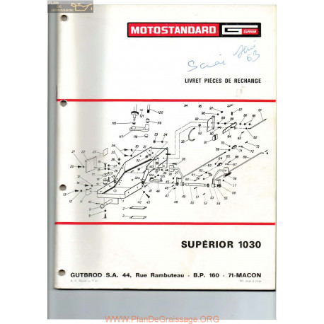 Motostandard Superior 1030 Piece Rechange