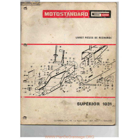 Motostandard Superior 1031 Piece Rechange