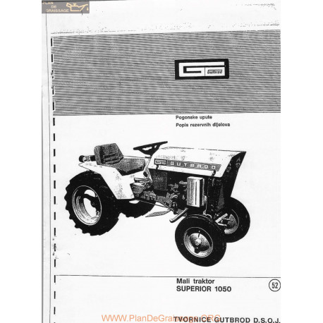 Motostandard Superior 1050 Avant 1970 Piece Rechange