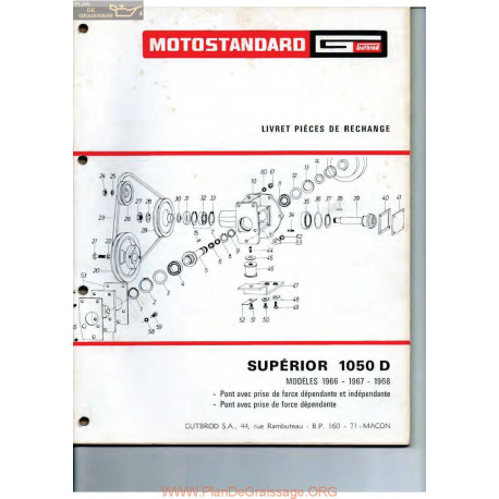 Motostandard Superior 1050d S Piece Rechange