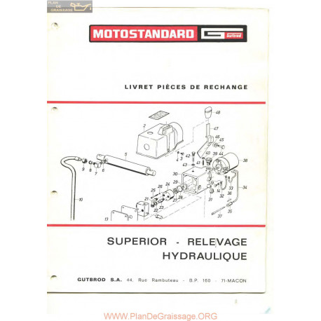 Motostandard Superior Relevage Hydraulique