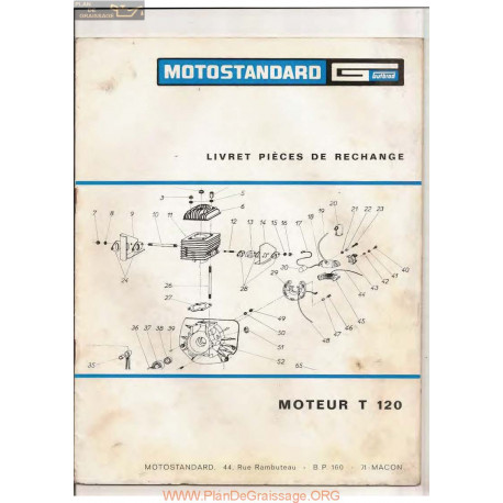 Motostandard T120 Piece Rechange