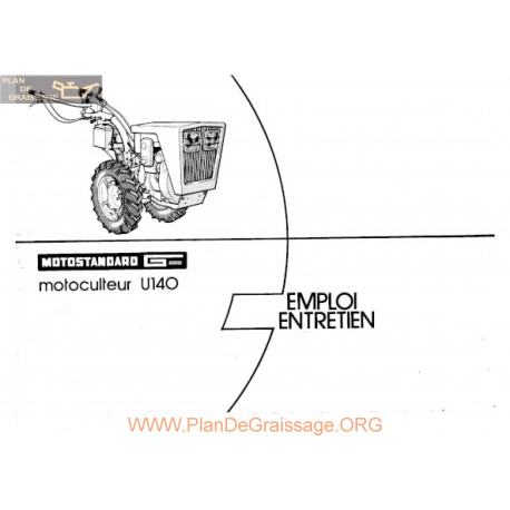 Motostandard U140 Manuel Entretien
