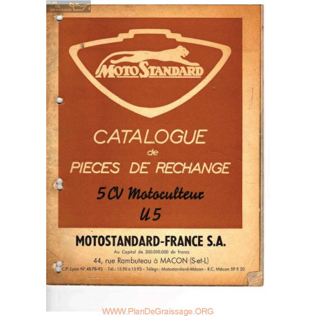Motostandard U5 S Piece Rechange