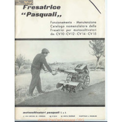 Pasquali 1965 Motoculteurs Manuel Entretien