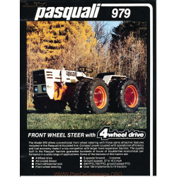 Pasquali Tracteurs 979 Fiche Information
