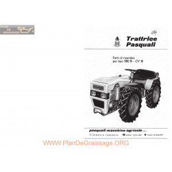 Pasquali Tracteurs 986 10 Piece Rechange