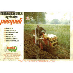 Pasquali Tracteurs 986 988 993 Et 997 Fiche Information