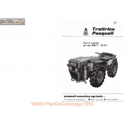 Pasquali Tracteurs 988 11 Fiche Information