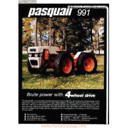 Pasquali Tracteurs 991 993 Et 997 Fiche Information