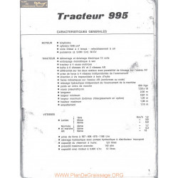 Pasquali Tracteurs 995 Manuel Entretien