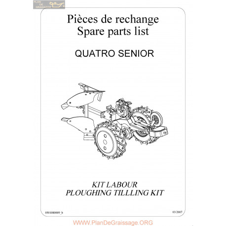 Pubert Quatro Senior Kit Labour Manuel Utilisateur