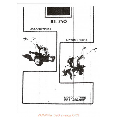 Roques Et Lecoeur Rl750 Manuel Utilisateur