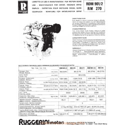 Ruggerini Rdm 901 2 Rm 270 Manuel Entretien