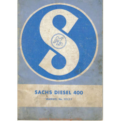 Sachs 400 Diesel Livret Manuel Entretien