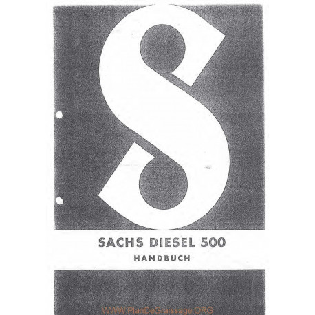Sachs 500d Piece Rechange