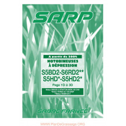 Sarp Motobinineuse S5hd2 S6rd2 Piece Rechange