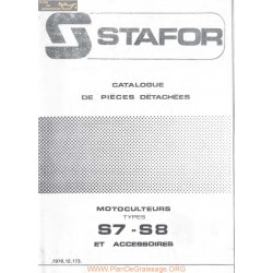 Stafor S7 Et S8 Piece Rechange
