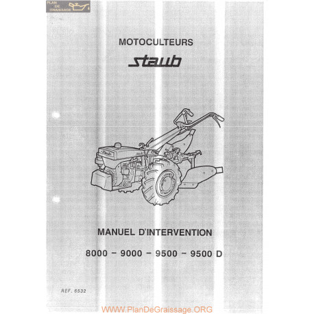 Staub 8000 9000 9500 9500d Manuel Entretien