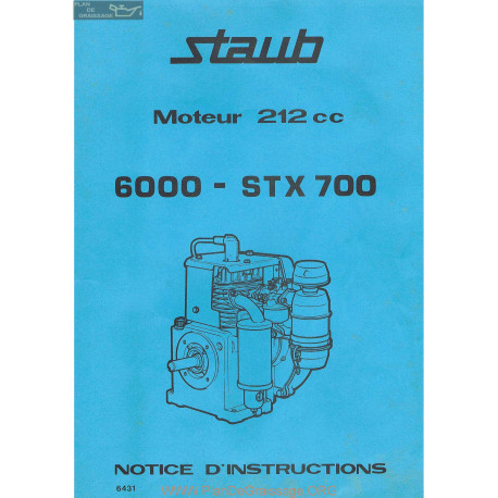 Staub Moteur 6000 Stx 700 Manuel Utilisateur