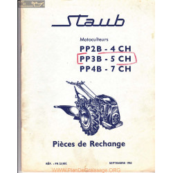 Staub Pp2b Pp3b Pp4b De Rechange 1962 Piece Rechange