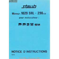 Staub Pp2x Sm Mag 1029 Srl Manuel Utilisateur