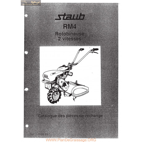 Staub Rm4 Rotobineuse Piece Rechange