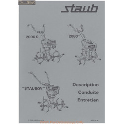 Staub Stauboy Manuel Manuel Entretien