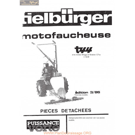 Tielburger T44 Nouveau Modele Piece Rechange