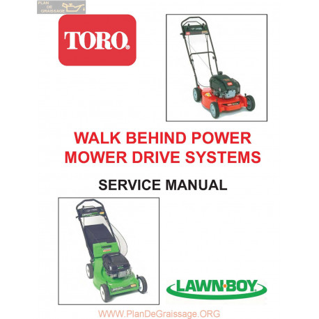 Toro Lawn Boy Walk Behind Power Mower Drive Systems