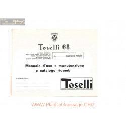 Toselli 68 Utilisation Manuel Utilisateur