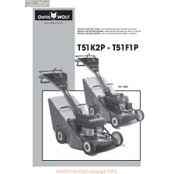 Wolf T51k2p Piece Rechange Notice Instruction